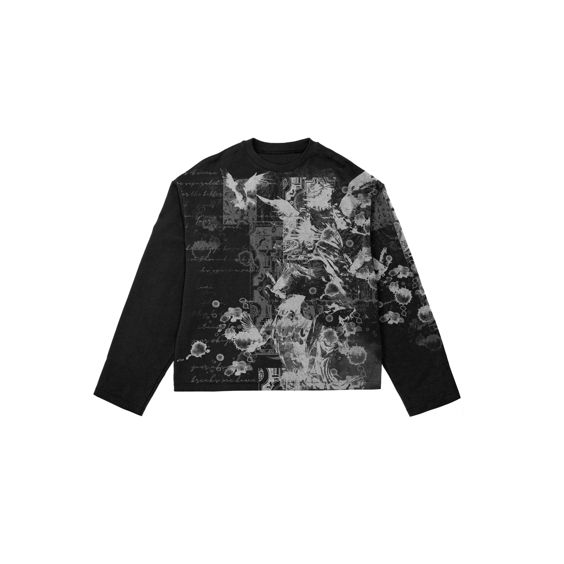 "POETIC CHOAS” LONGSLEEVE (BLACK)