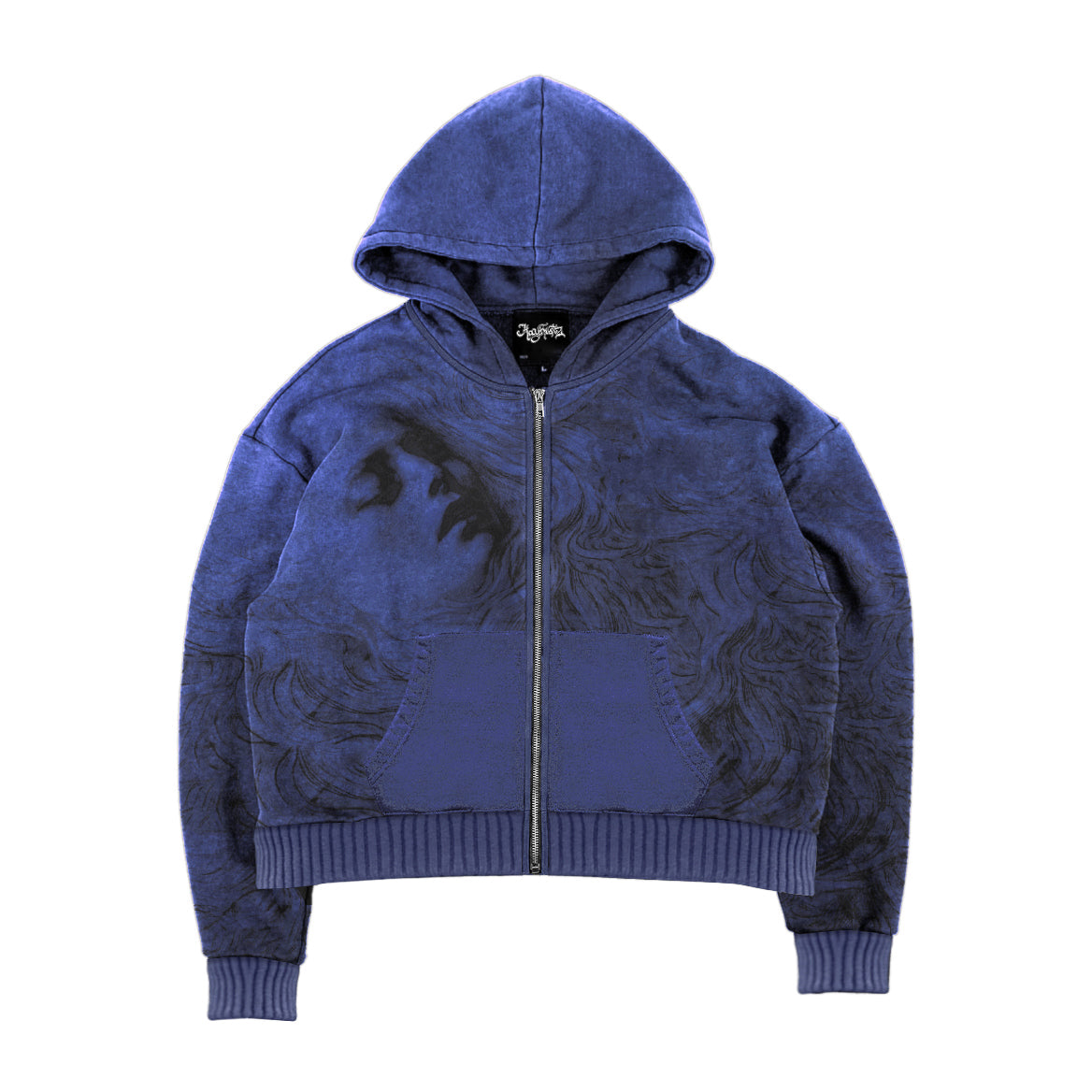 "PEACE OF MIND" ZIP UP (VIOLET BLUE)