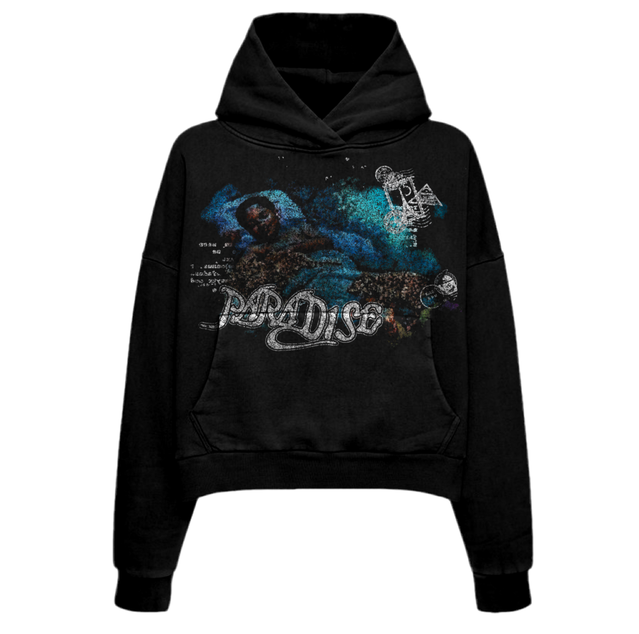 “PARADISE” PULLOVER (BLACK)